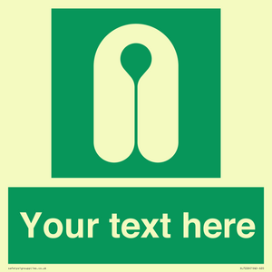 Custom sign safe condition Lifejacket